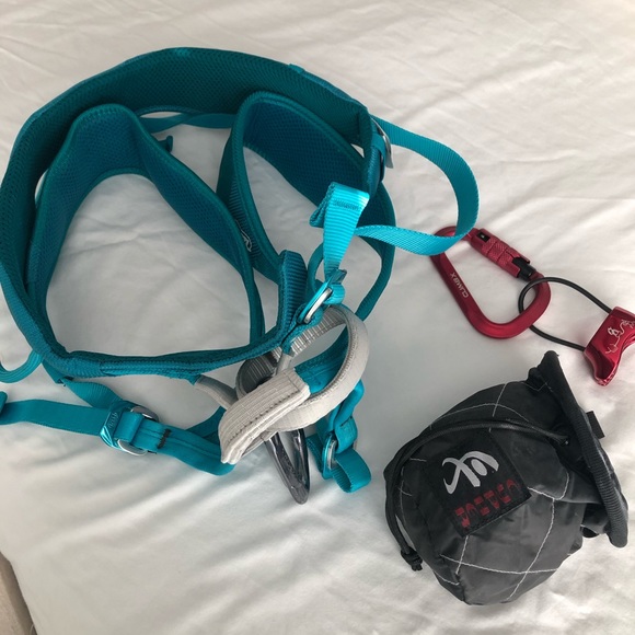 petzl Other - Petzl Rock Climbing Harness and Accessories